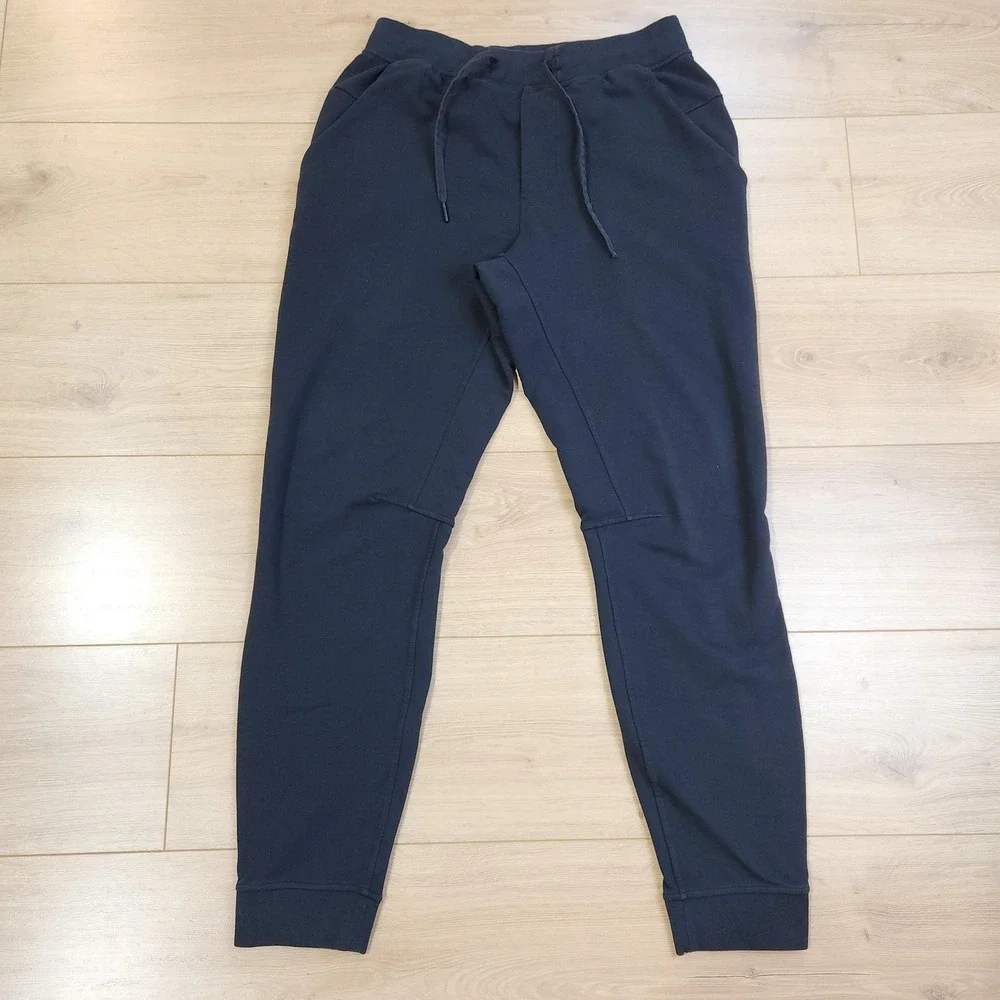 Lululemon City Sweat‎ Jogger Pants Mens Medium Black Sweatpants Drawstring